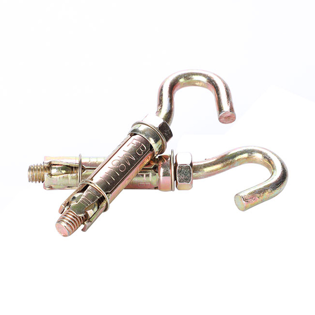 M8 Yellow Zinc Hook Sleeve Anchor