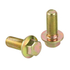 Yello Zinc With Full Thread Flange Bolt
