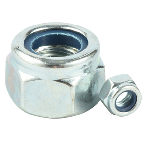 DIN985 hex nylon nuts carbon steel stainless steel