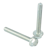 White Zinc Flange Bolt With Full Thread