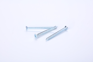 Self tapping screw flat phillips head carbon steel zincplated 