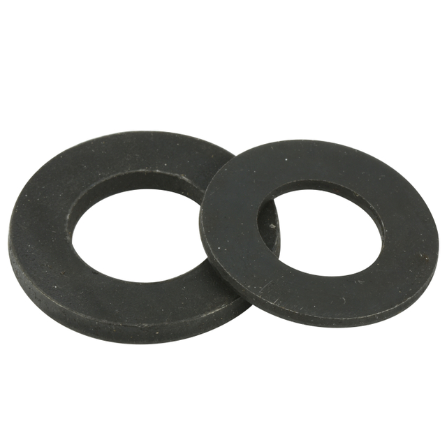 Flat washer F436 carbon steel black finish inch measurement