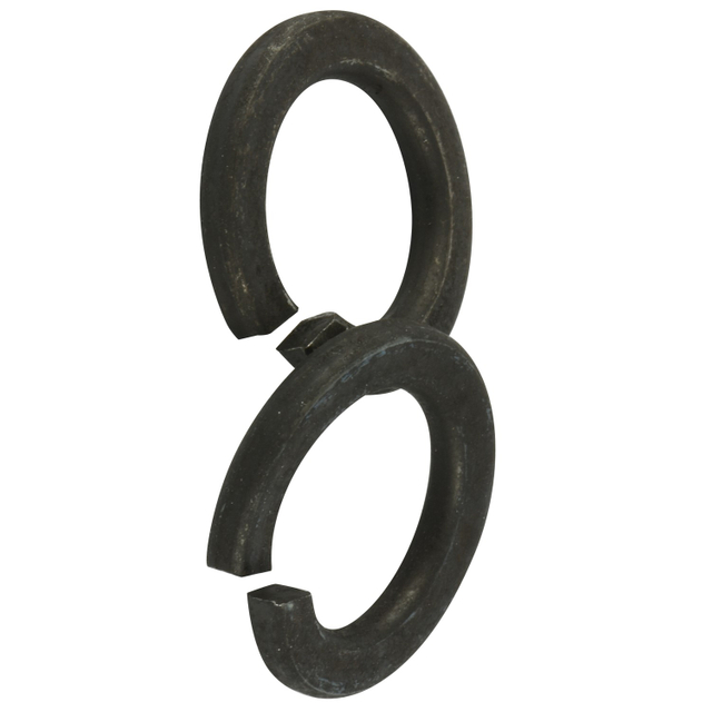 Flat spring washer din127 carbon black finish