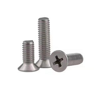 stainless steel 304 flat phillips machine screw SS18-8 A2/A4