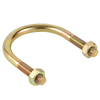 U bolt din3570 carbon steel black zinc yellow zinc