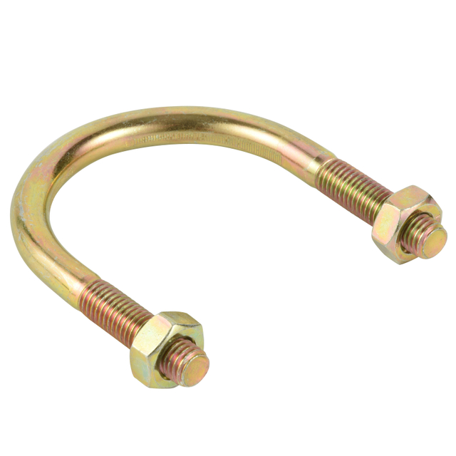 U bolt din3570 carbon steel black zinc yellow zinc