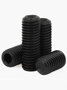 Alloy steel set screw grade 10.9 12.9 with black finish din916 din913 ASME B 18.3 